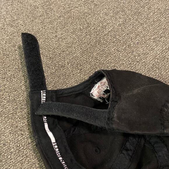 CB Cabo Hat Robin Ruth Original Black Red Embroidered adjustable unisex 3D Wabo - Picture 12 of 12